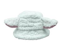 Beevarn Bucket Hats Fuzzy Sheep Print Women Men Plush Cap Warm Soft Fisherman Hat Adjustable Winter Spring (Sheep Pink and White)