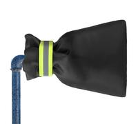 BEEWAY Grande housse de robinet d'extérieur pour l'hiver, protection contre le gel avec bande réfléchissante, imperméable et épaisse qui protège votre robinet du gel