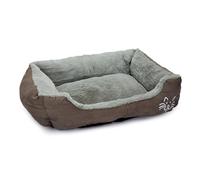 Beeztees Lit Pour Chats Baboo Gris 48x37x18cm Lavable Pour Chats D'Intérieur