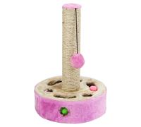 Beeztees Arbre À Chat Gotcha, Sisal, Jeu De Cachette, 27x27x40 Cm, Beige/Rose
