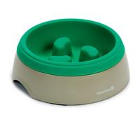 Beeztees Bol Pour Chien Lento Anti-Avaleur Vert/Gris 17,5x17x5,5 Cm 250 Ml