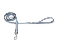 Beeztees Bones Laisse en Nylon pour Chien Bleu 120 x 2,5 cm