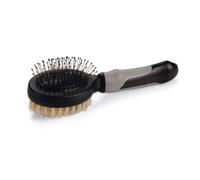 Beeztees Brosse combinée - Soin pour chat - Noir/gris - 21 x 6 x 6,5 cm