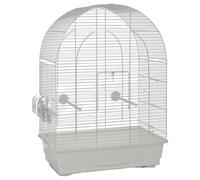 Beeztees Cage pour Oiseaux Lucie Fanette Blanc 45x28x63cm Avec Tiroir