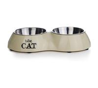 Beeztees Chats A Double Bol Best Chat Beige Mélamine 26, 5x15cm Au