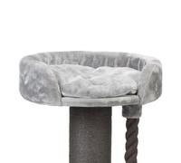 Beeztees Coussin Ersatz Tura Gris pour Katzenkratzmöbel Ø 55 CM Confortable
