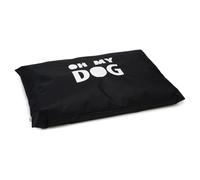 Beeztees Coussin pour Chien Oh My Chien Noir 100x70 CM pour Chiens, Remplissage