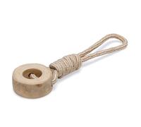 Beeztees Dirk Jouet pour Chien en Bois café/Coton Taille M 31 x 8 cm