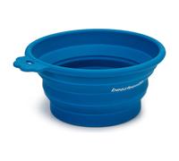 Beeztees Écuelle Silicone 15cm Bleu pour Chiens - Pliable 500ml sur la Route