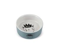 Beeztees Eek Gamelle pour chat en céramique Bleu 11,5 x 11,5 x 4 cm