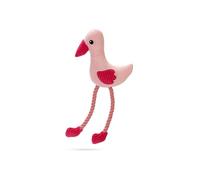 Beeztees Flamingo Flami Jouet en Peluche pour Chien Rose 39,5 x 19,5 x 6 cm