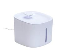 Beeztees Fontaine À Boire Sjors Pour Chats 3L Blanche, Avec Filtre Et Pompe