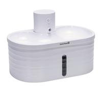 Beeztees Fontaine À Eau Sef Pour Chats, 2,5L, Sans Fil, Blanc, Frais