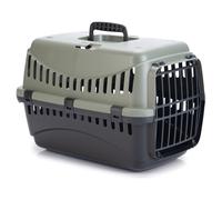Beeztees Gipsy Eco Transport Gris-Noir 46x31x32 CM pour Chiens / Petits Animaux