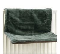 Beeztees Hamac Sleepy Vert 46x31x24 Cm Pour Chats En Peluche Confortable