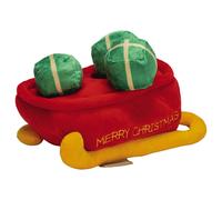 Beeztees Jouet Pour Chien Noël Cache-Cache Traîneau 23x12,5cm Peluche