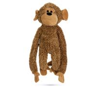 Beeztees Jouet Pour Chien Peluche Singe Vik Marron 40x20x13,5 Cm