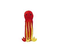 Beeztees Jouet pour chien - Pieuvre garni de fibres, taille L, rouge