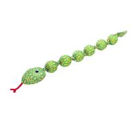 Beeztees Jouet Pour Chien Serpent Ballo Vert, 6 Balles De Tennis, 80x10cm