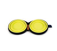 Beeztees K&Bz Bz Sili Travel Dinner Set Eesy Yellow S 700 g