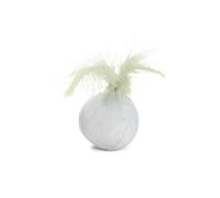 Beeztees K&BZ K&BZ Jouet en Peluche pour Chats Balle + Plume Riz Jouet Chat Menthe 5 cm