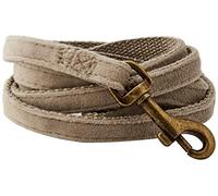Beeztees K&Bz Laisse pour Chien en Velours Gris 120 x 10 mm 2000 g