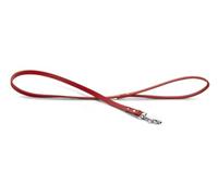 Beeztees Laisse en Cuir pour Chien Rouge 100 x 1,2 cm