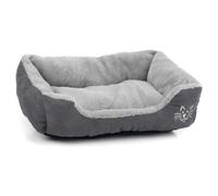 Beeztees Lit Pour Chats Baboo Gris 48x37x18cm Lavable Pour Chats D'Intérieur