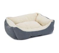 Beeztees Lit Pour Chats Mogina En Peluche 45x37x18 Cm Bleu Antidérapant Lavable