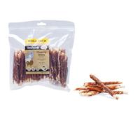 Beeztees Lot de 100 bâtonnets à mâcher pour Chien avec Canard - 12,5 cm