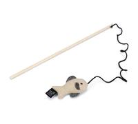 Beeztees Minus One Canne à Pêche pour Chat Frempong 42cm Marron-Beige Chat Jouet