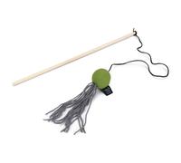 Beeztees Minus One Canne à Pêche pour Chat Viena Grün-braun 42cm Chats Jouet