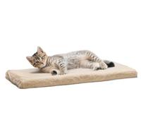 Beeztees Moza Coussin pour Rebord de fenêtre, Peluche, Beige, 65 x 27 x 3 cm