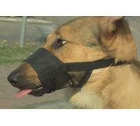 Beeztees Muselière Ajustable pour Chien Noir L 18-24 cm