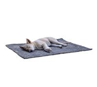 Beeztees Nano Plaid Chill Kuzzi pour Chien, Gris, 102 x 127 cm