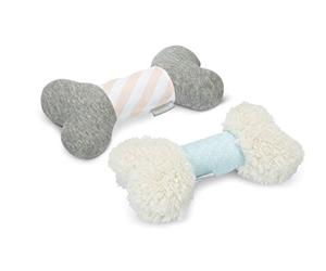 Beeztees Os en Peluche pour Chiot Blanc 20 cm