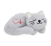 Beeztees Peluche Cœur Battement Pour Chaton Gris 23x13x11 Cm