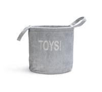 Beeztees Puppy Suus Panier à Jouets pour Chien Gris 30 x 30 x 30 cm