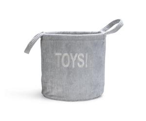 Beeztees Puppy Suus Panier à Jouets pour Chien Gris 30 x 30 x 30 cm