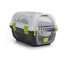 Beeztees Rhino Caisse de Transport pour Chien Gris 51 x 34,5 x 34 cm