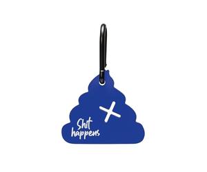 Beeztees Samy Support pour sacs à déjections canines et poubelle en silicone Bleu