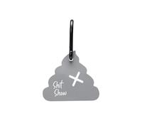 Beeztees Samy Support pour sacs à déjections canines et poubelles en silicone Motif chien Gris