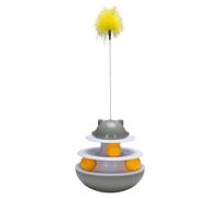 Beeztees Sapi Jouet Interactif Pour Chat 19x19x48cm Avec Balles Et Plume