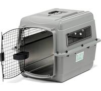 Petmate Cage de transport Sky Kennel 200 – 71x52x55 cm, gris – Norme IATA – Pour chien moyen