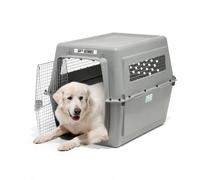 Beeztees Skykennel 7 IATA Caisse de Transport pour Chien de 41-57 kg Gris