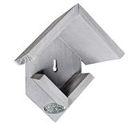Beeztees Support en Bois pour Pot de Beurre Cacahouète pour Oiseau Gris 14 x 16 x 19 cm