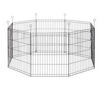 Beeztees Vihar, Parc pour rongeurs et Lapins de qualité supérieure, XL, 8 Panneaux, Panneau 60 x 70 cm, diamètre 155 cm