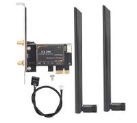 BEF Carte sans fil Intel AX200 5G WiFi double bande Bluetooth 5.0 PCIE avec antenne pour Windows 10 64bit - pour PC de bureau Linux