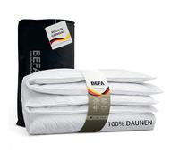 BEFA NATUR Couette en Pur Duvet Toutes Saisons 240x220 cm | 100% Duvet | Poids de garnissage 1 130 g | Hypoallergénique (NOMITE) | Oeko-TEX Classe 1 | Fabriqué en Allemagne