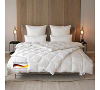 BEFA Natur - Fabriquée en Allemagne, Couette 240x220 cm, 90% Duvet d'oie, 10% Plumes, Couverture d'été, hypoallergénique, certifiée Öko-Tex 100 Classe 1, Downpas